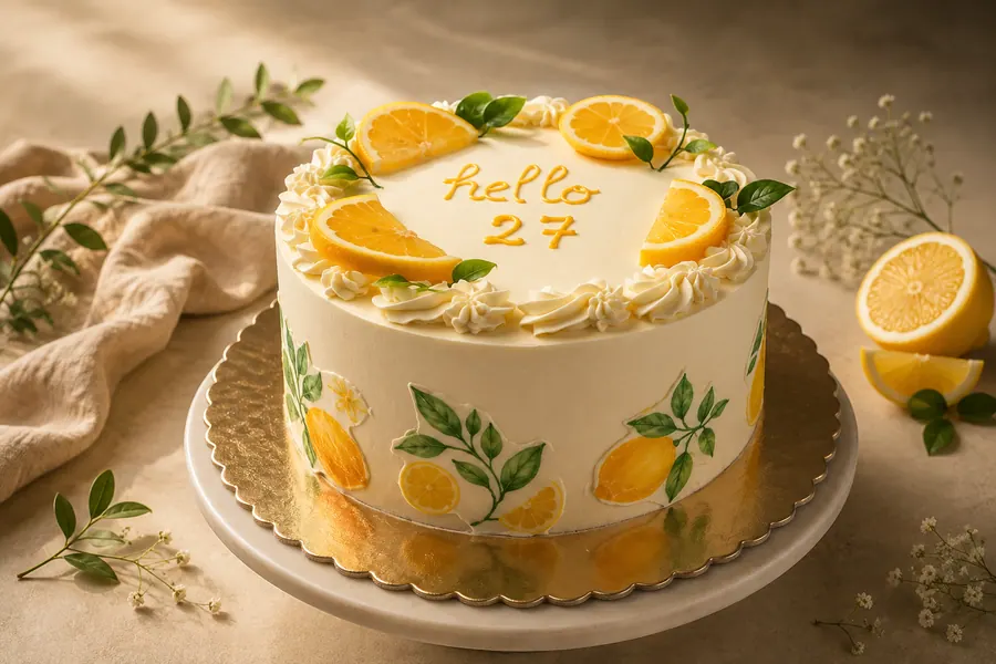 Tort personalizat — Citrice