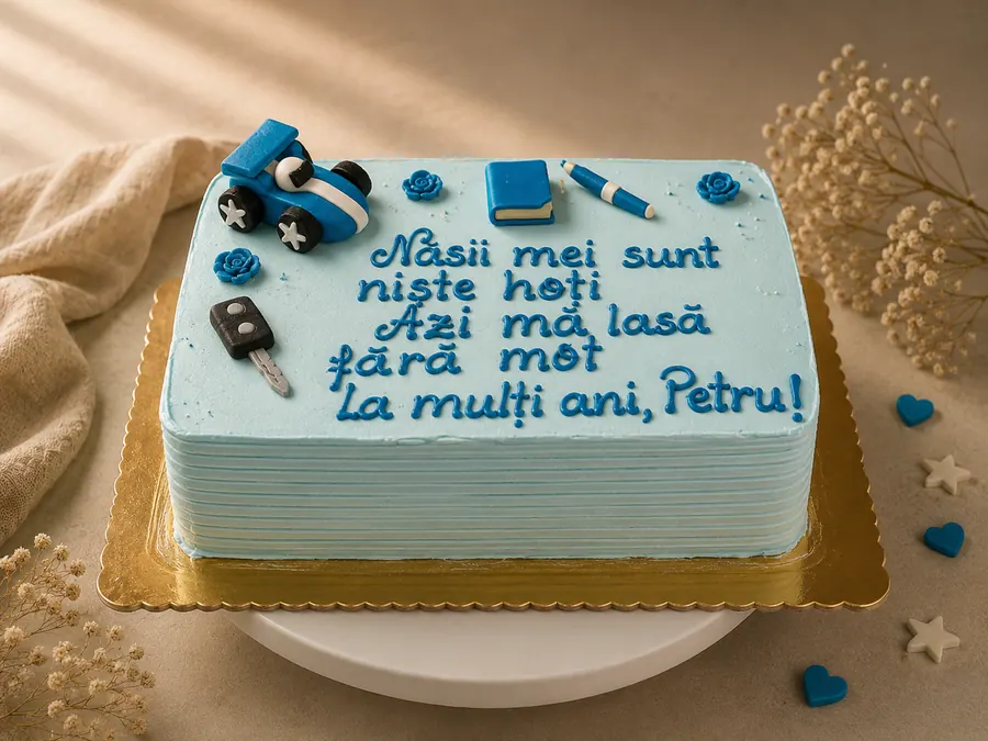 Tort personalizat — Aniversare băiat