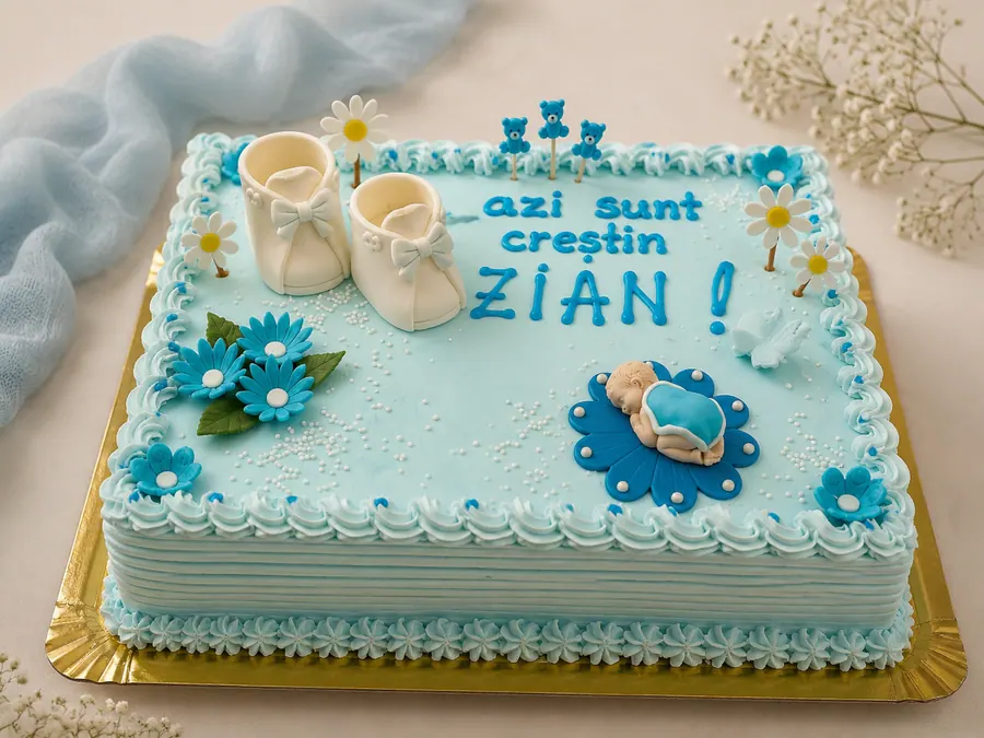 Tort personalizat — Botez — Zian