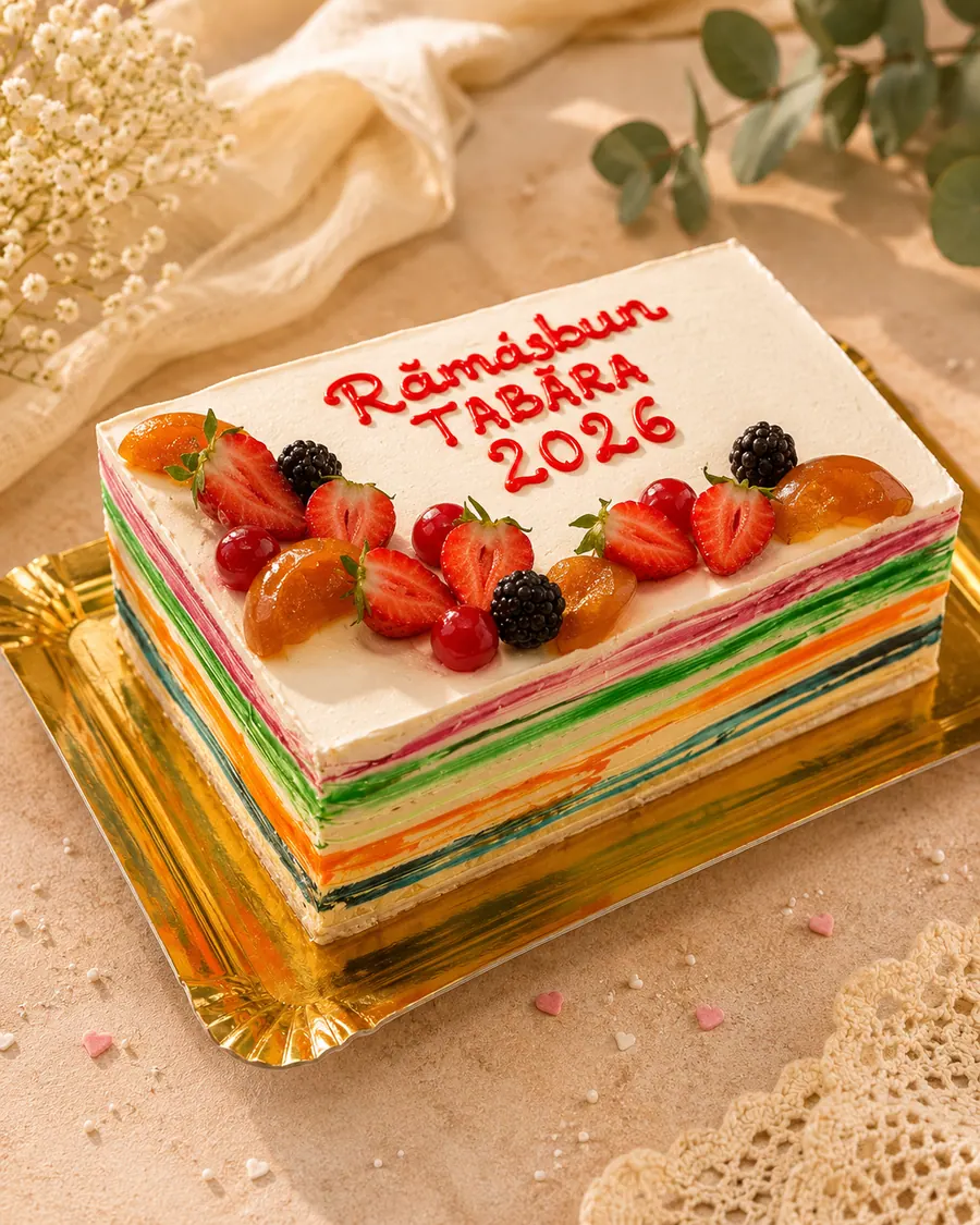 Tort personalizat — Rămas bun, tabără