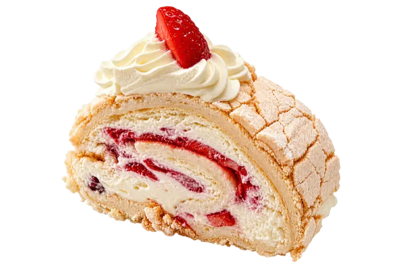 Prăjitură Ruladă Pavlova — Cofetăria Sara